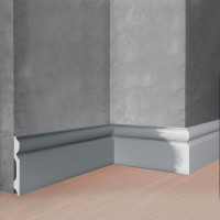 Напольный плинтус Stenopol 100х14х2000 мм под покраску C7137