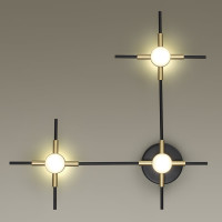 Настенный светильник ODEON LIGHT COSTELLA акрил, LED, 9W 3906/9WL