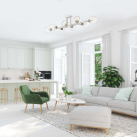 Потолочная люстра LUMION ALANA стекло, E14, 8х40W 4517/8C