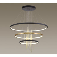 Подвесной светильник ODEON LIGHT, металл стекло LED 113W MONICA 3901/99L