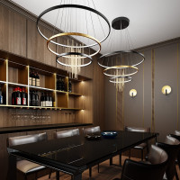 Подвесной светильник ODEON LIGHT, металл стекло LED 113W MONICA 3901/99L