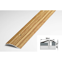 Порог разноуровневый алюминиевый (39.4 мм; 0.9 м; декоративный; дуб универсал) Лука 00000001304