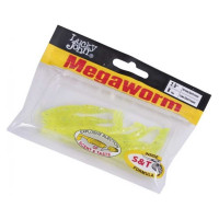 Съедобные искусственные виброхвосты LUCKY JOHN LJ Pro Series MEGAWORM 2,5in, цвет 071, 8шт. 140189-071