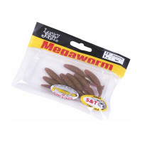 Съедобные искусственные виброхвосты LUCKY JOHN LJ Pro Series MEGAWORM 2,5in, цвет S14, 8шт. 140189-S14