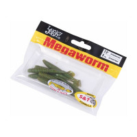 Съедобные искусственные виброхвосты LUCKY JOHN LJ Pro Series MEGAWORM 2,5in, цвет S67, 8шт. 140189-S67