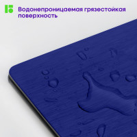 Папка-планшет с зажимом BERLINGO Steel&Style A4, пластик полифом, синяя PPf_93002