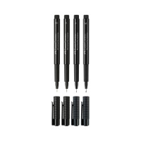 Набор капиллярных ручек Faber-Castell Pitt Artist Pen 4 шт, 0.1/0.3/0.5/0.7 мм 167115