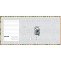 Папка-регистратор BERLINGO Cactus 70 мм, крафт-бумага, с рисунком ATk_70402