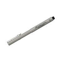 Капиллярная ручка Faber-Castell Ecco Pigment черная, 0.5 мм 166599