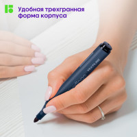 Набор перманентных маркеров Berlingo MultiLine PE320 4цв., пулевидный, трехгранный, 3мм BMc_17409