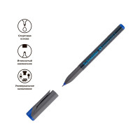 Маркер перманентный Schneider "Maxx 220 S" синий, игольчатый, 0,4мм 10 шт. 112403