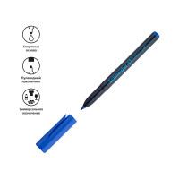 Маркер перманентный Schneider "Maxx 240" синий, пулевидный, 2мм, 10 шт. 124003