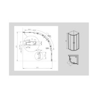 Душевой уголок Ravak Blix блестящий + транспарент XP2CP4-90 R 500 00045093