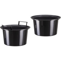 Кашпо со вставкой IDEA ДЮНА 340х385 мм, 19.5 л Белый М 3401