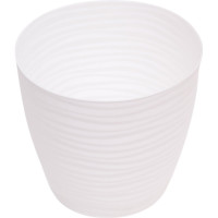 Кашпо с поддоном IDEA ДЮНА 220 мм, 5.5 л Белый М 3070