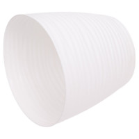 Кашпо с поддоном IDEA ДЮНА 220 мм, 5.5 л Белый М 3070