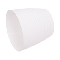 Кашпо с поддоном IDEA ДЮНА 150 мм, 1.7 л Белый М 3068