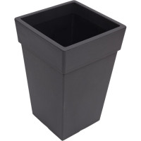 Кашпо IDEA ТУБУС 200х200 мм, 4.5 л Графитовый М 3177