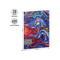 Папка с 30 вкладышами Berlingo Color Storm, 24 шт  в комплекте, 17 мм, 600 мкм, с внутренним карманом, с рисунком  DB4_30031