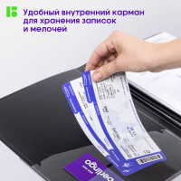 Папка BERLINGO Radiance с 30 вкладышами 17 мм, 600 мкм, голубой/зеленый градиент DB4_30003