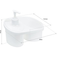 Подставка для моющих средств IDEA с дозатором М 1149