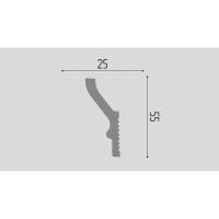 Карниз П16 Де-Багет 55/25 00000002865