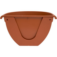 Настенное кашпо с креплением PLASTECNIC S.p.A. 7102603107 TERRAE WALL 31.5х18.4 см, 4.3 л, терра 063173