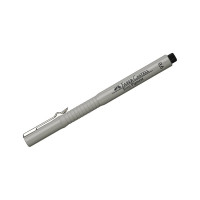 Капиллярная ручка Faber-Castell Ecco Pigment черная, 0.6 мм 166699