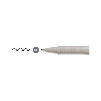 Капиллярная ручка Faber-Castell Ecco Pigment черная, 0.6 мм 166699