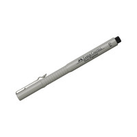 Капиллярная ручка Faber-Castell Ecco Pigment черная, 0.4 мм 166499