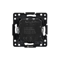 Механизм розетки EKF Стокгольм, USB, 2-местная, 2,1А, черный, PROxima EZR16-028-10-2USB