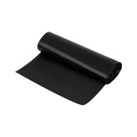 Мешки для мусора прочные (120 л; 70х110 см; 15 мкм; 10 шт; ПНД; черные; в рулоне) OfficeClean 255796