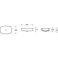 Накладная раковина для ванной Lavinia Boho Bathroom Sink Slim 33311003