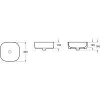 Накладная раковина для ванной Lavinia Boho Bathroom Sink Slim 33311006