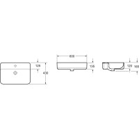 Накладная раковина для ванной Lavinia Boho Bathroom Sink Slim 33311008