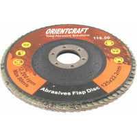 Диск лепестковый торцевой по металлу (10 шт; 125x22.2 мм; P150) Orientcraft OCF12522150