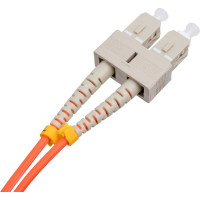 Оптический патч-корд LANMASTER LSZH, дуплексный, LC/PC-SC/PC, MM 50/125, 1.0 м LAN-2LC-2SC/OM2-1.0
