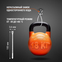 Хомут TDM ELECTRIC 3,6х100 мм, нейлон, белый, 25 штук SQ0515-0309