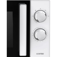 Микроволновая СВЧ печь Centek CT-1560 White 700W, 20 л, 5 режимов, таймер, подсветка, открывание дверцы ручкой