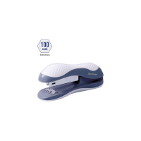 Степлер BERLINGO Office Soft №24/6, 26/6 до 25 листов, пластиковый корпус, белый H25002