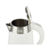 Чайник HomeStar HS-1021 1.7 л белый двойной корпус 102760