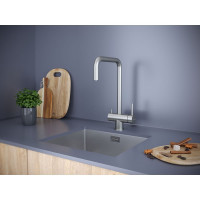 Смеситель для кухни Paulmark WETTER, брашированная сталь,  We213030-BS