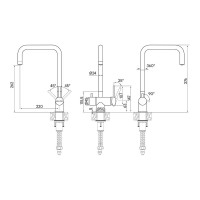 Смеситель для кухни под фильтр Paulmark Wetter We213030-GM