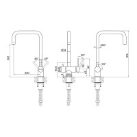 Смеситель для кухни под фильтр Paulmark Wetter We213030-431, белый матовый