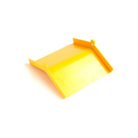 Крышка внутреннего изгиба оптического лотка LANMASTER 45, 360 мм, желтая LAN-OT360-IC45C