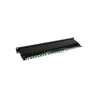 Патч-панель LANMASTER 24 порта с индикаторами, STP, категория 6, 1U LAN-PPi24S6