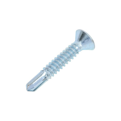 Саморез ZAMETAL 6,3x38 со сверлом и потайной головкой, DIN 7504Р, оц., уп. 250 шт. ZA082525