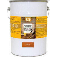 Защитная пропитка для дерева Бор Ultra для наружных работ, ольха 8 кг 4690417079698