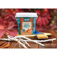 Защитная пропитка для дерева Бор Aqua для наружных работ, орегон 0,9 кг 4690417079957