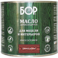 Масло для дерева, мебели и интерьеров Бор красное дерево, 1,7 кг 4690417074327